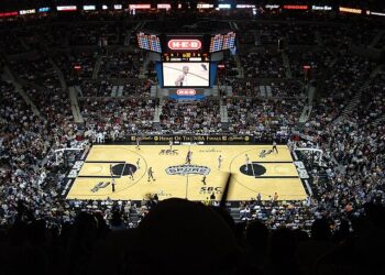 Epic showdown between San Antonio Spurs and Philadelphia 76ers during the 2025 NBA season, featuring intense action and top player performances.